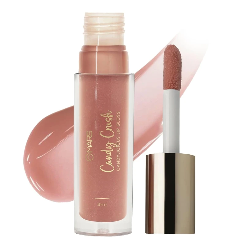 MARS Candylicious Sheer Lip Gloss for Women | Hydrating & High Shine | Lightweight | Non-Sticky | Enriched with Vitamin-E, Hyaluronic Acid & Avocado Ester (4.0ml) (04-CANDY FLOSS) thumbnail 9